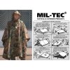 Pršiplášť pončo MILTEC PE RS 780 gr. Rip stop Vzor Woodland Les