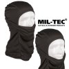 Miltec Tactical Balaclava Open, taktická kukla pánska, pánsky nákrčník, kukla čierna