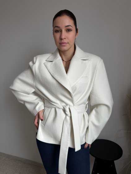 KABÁTOVÉ SAKO MIRIAM ecru