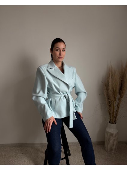 KABÁTOVÉ SAKO MIRIAM pastel blue