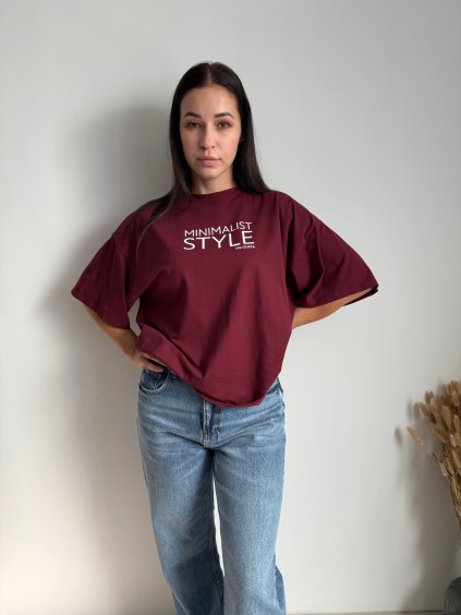 TRIČKO SEAN burgundy