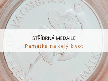 Stříbrná medaile Zoubkové víly