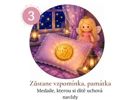 Zůstane medaile od Zoubkové víly
