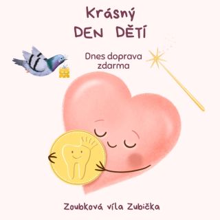 🎉🪙 DEN DĚTÍ JE TU! 🪙 Oslavme ho společně – my dáme DOPRAVU ZDARMA, vy uděláte radost svým nejmenším! 💛 👧🧒 Medaile Zoubkové...