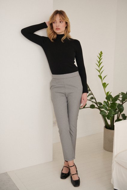 nathael pantalon moulant 78eme a carreaux1 gray 1