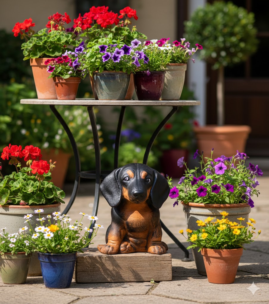 Keramický jezevčík Maxík