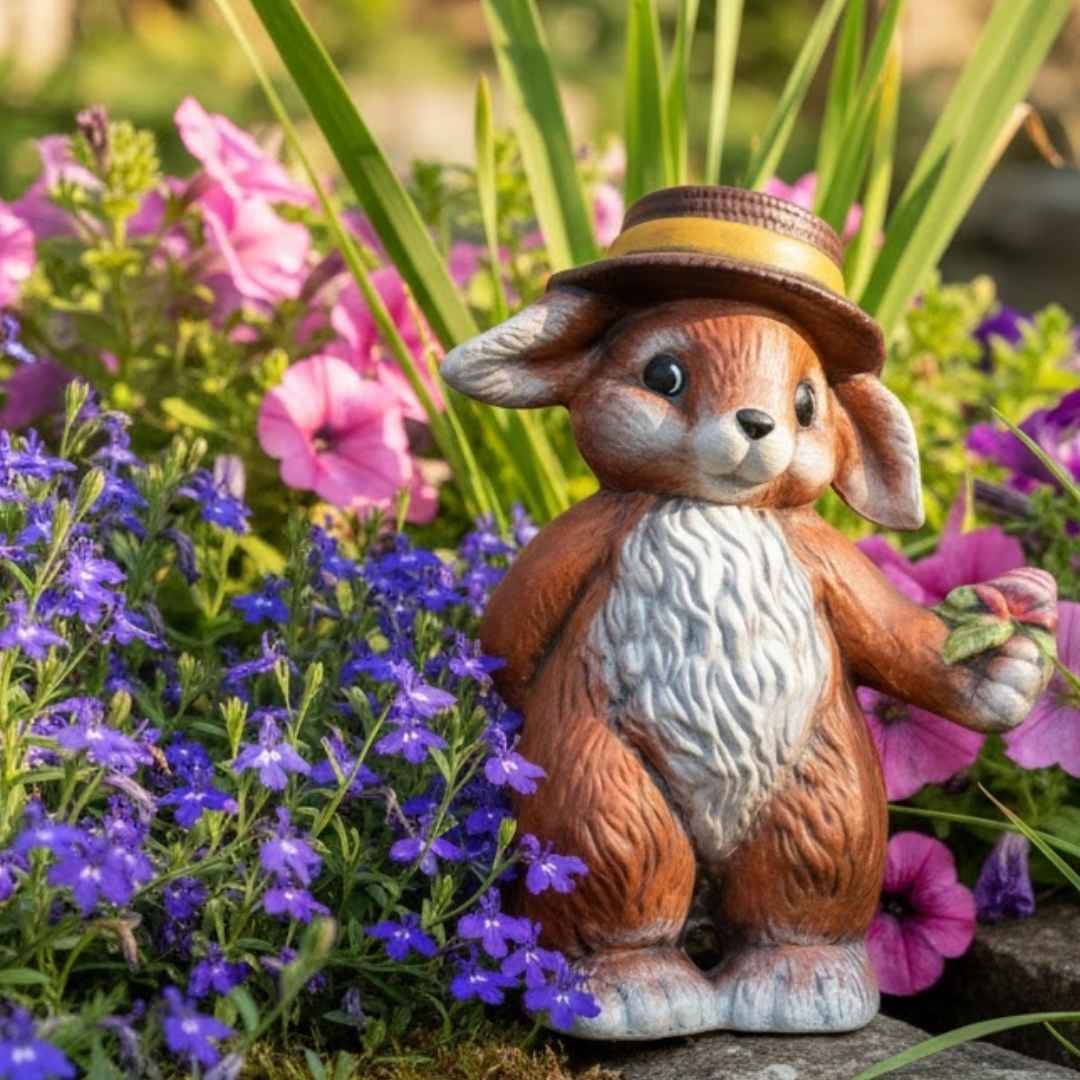 mrazuodolná keramická dekorace zajíc Archibald léto