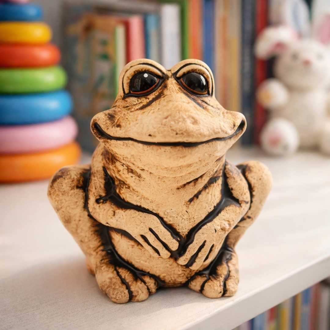 Rozměry keramické pokladničky žáby