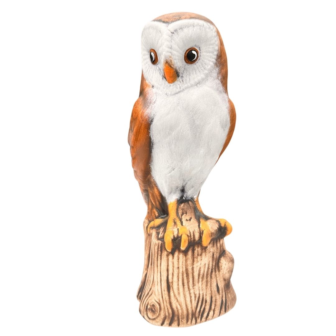 Keramická sova Hedvika v detailu