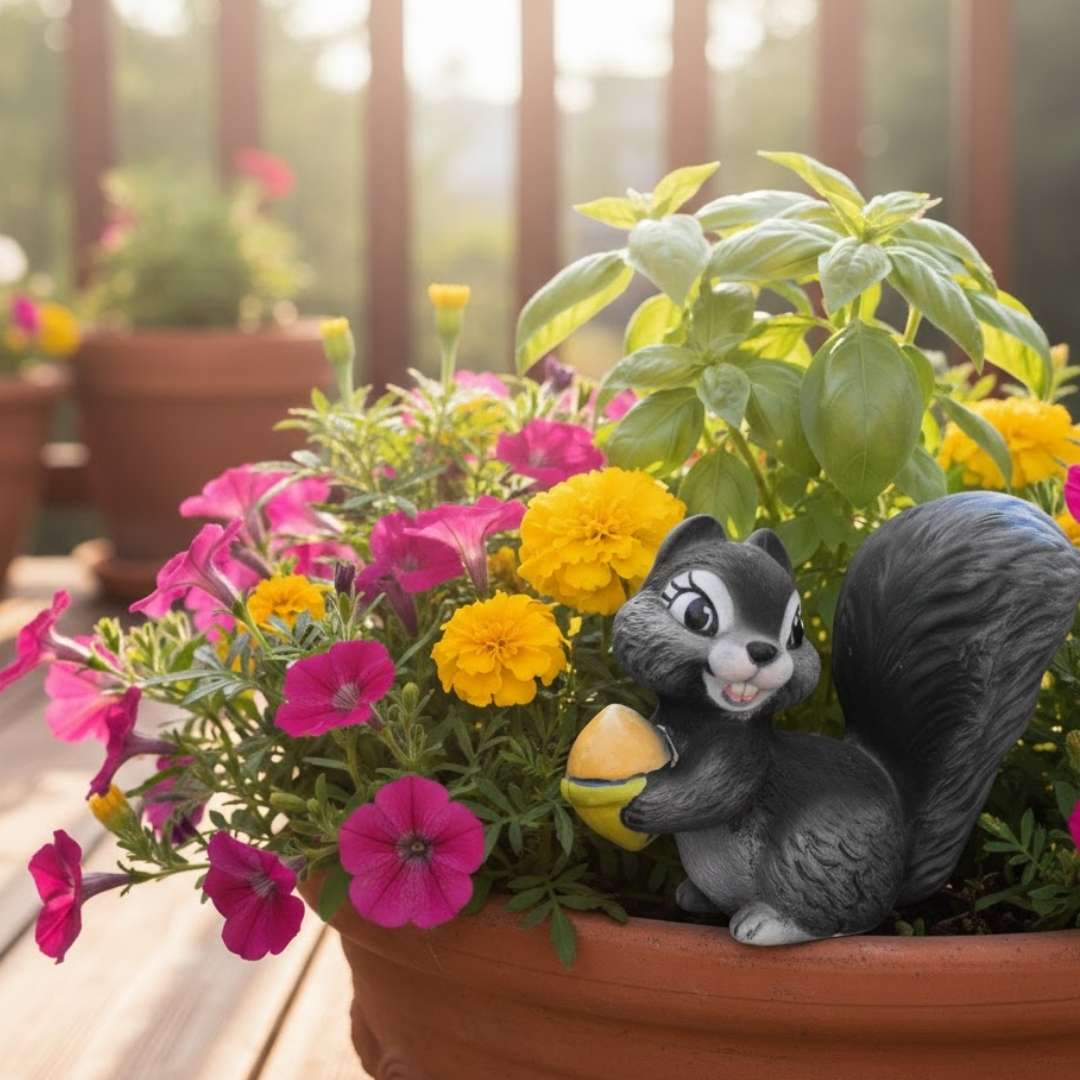 keramické dekorace na zahradu