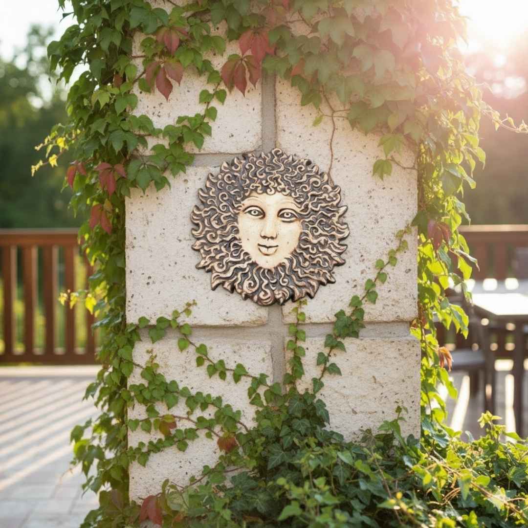 Keramické slunce detail