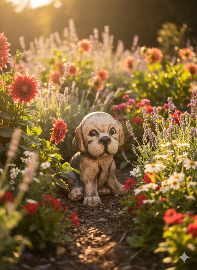 Detailní pohled na štěně Puntíka