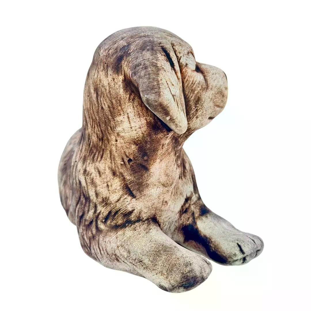 Keramické štěně Zlatík zepředu