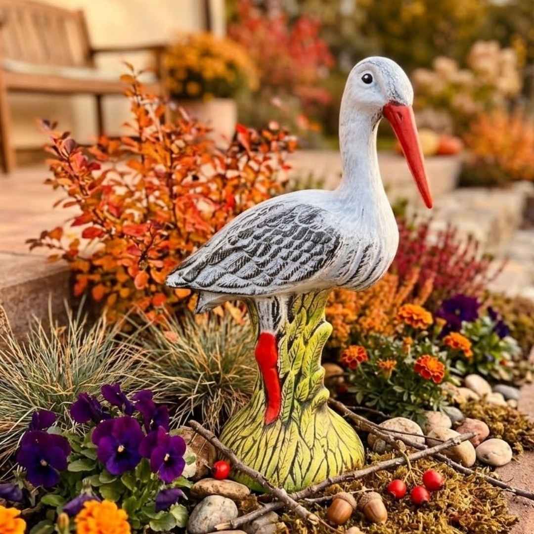 Čáp Klapy-klap podzim