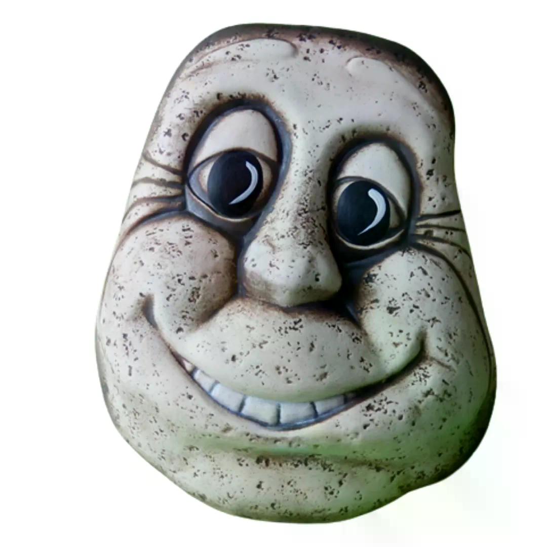 Detail keramického kamene Brambora