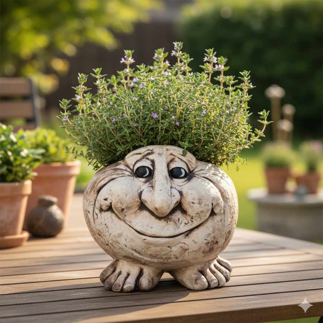 Květináč Nosáč s letní výsadbou