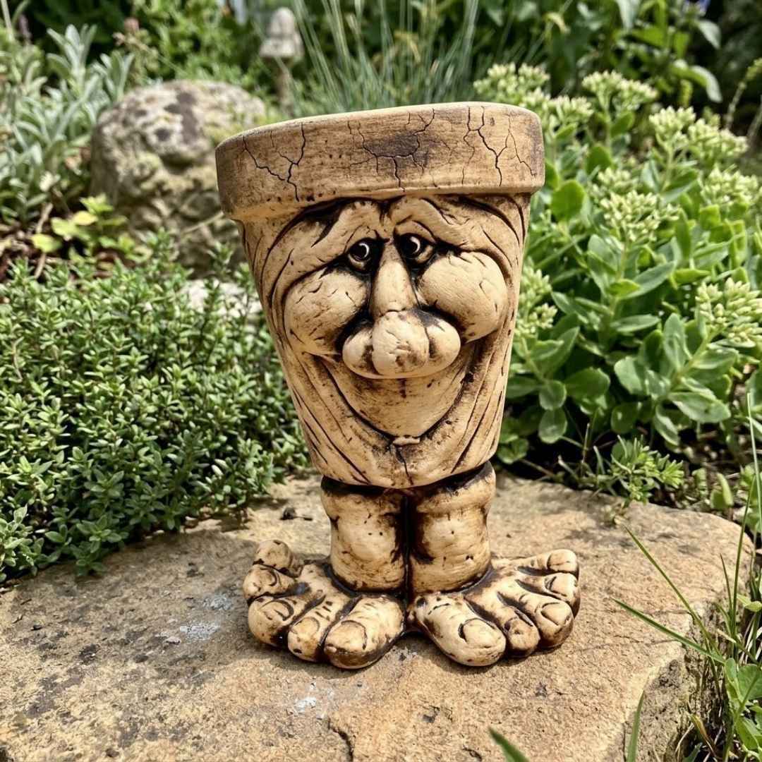 Detailní pohled na usměvavý obličej Zoubka