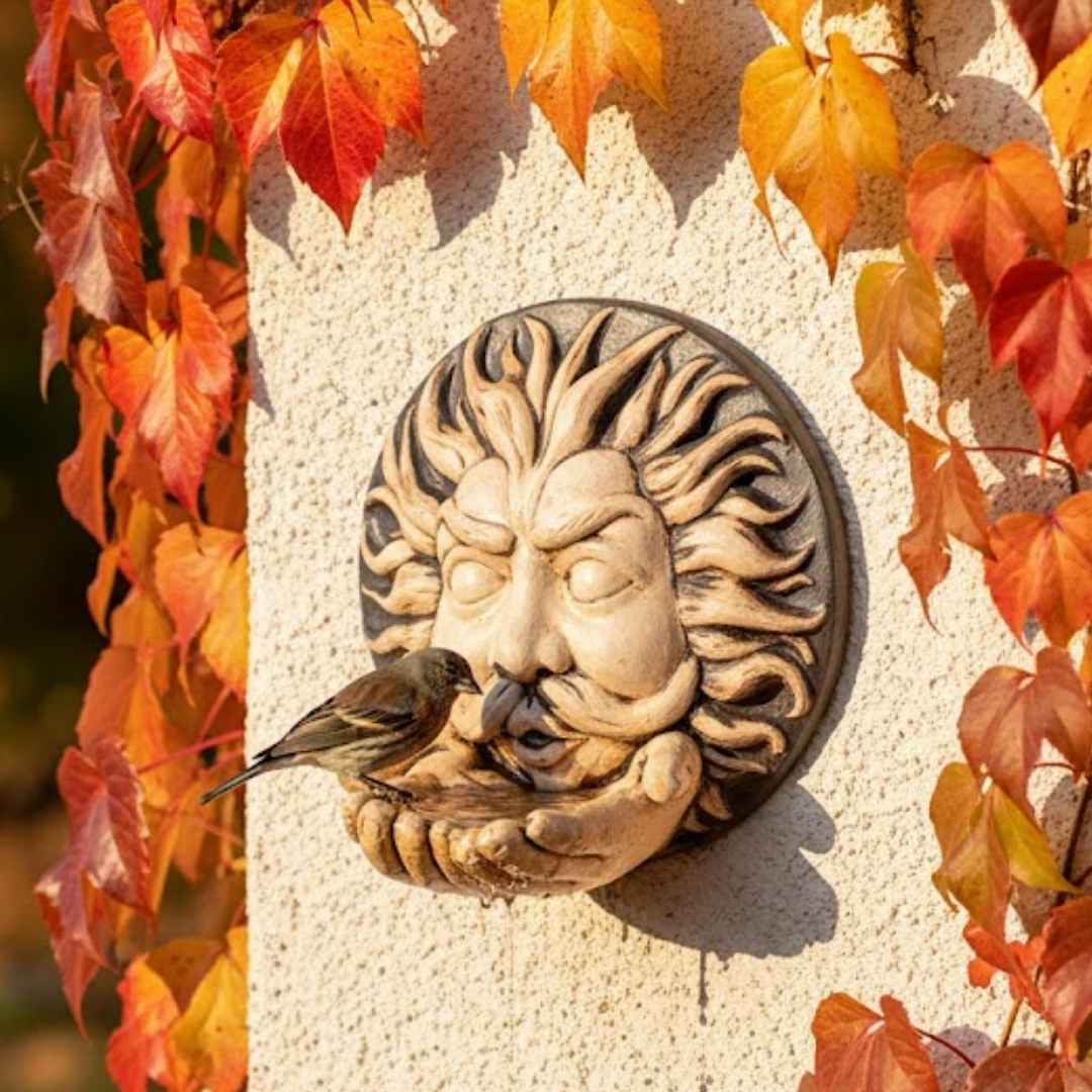 Ručně malovaný detail Pána větru