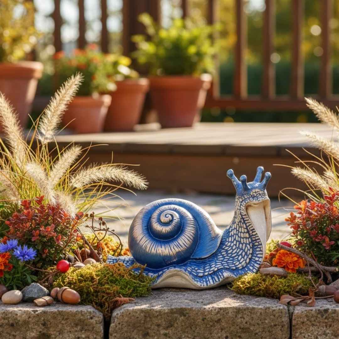 Barnabáš v podzimní zahradě