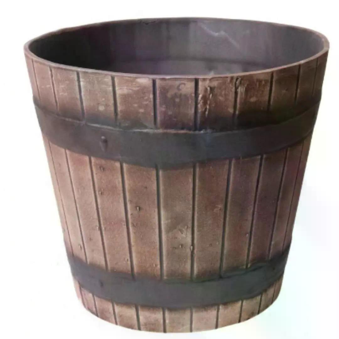 Keramický sud imitace dřeva