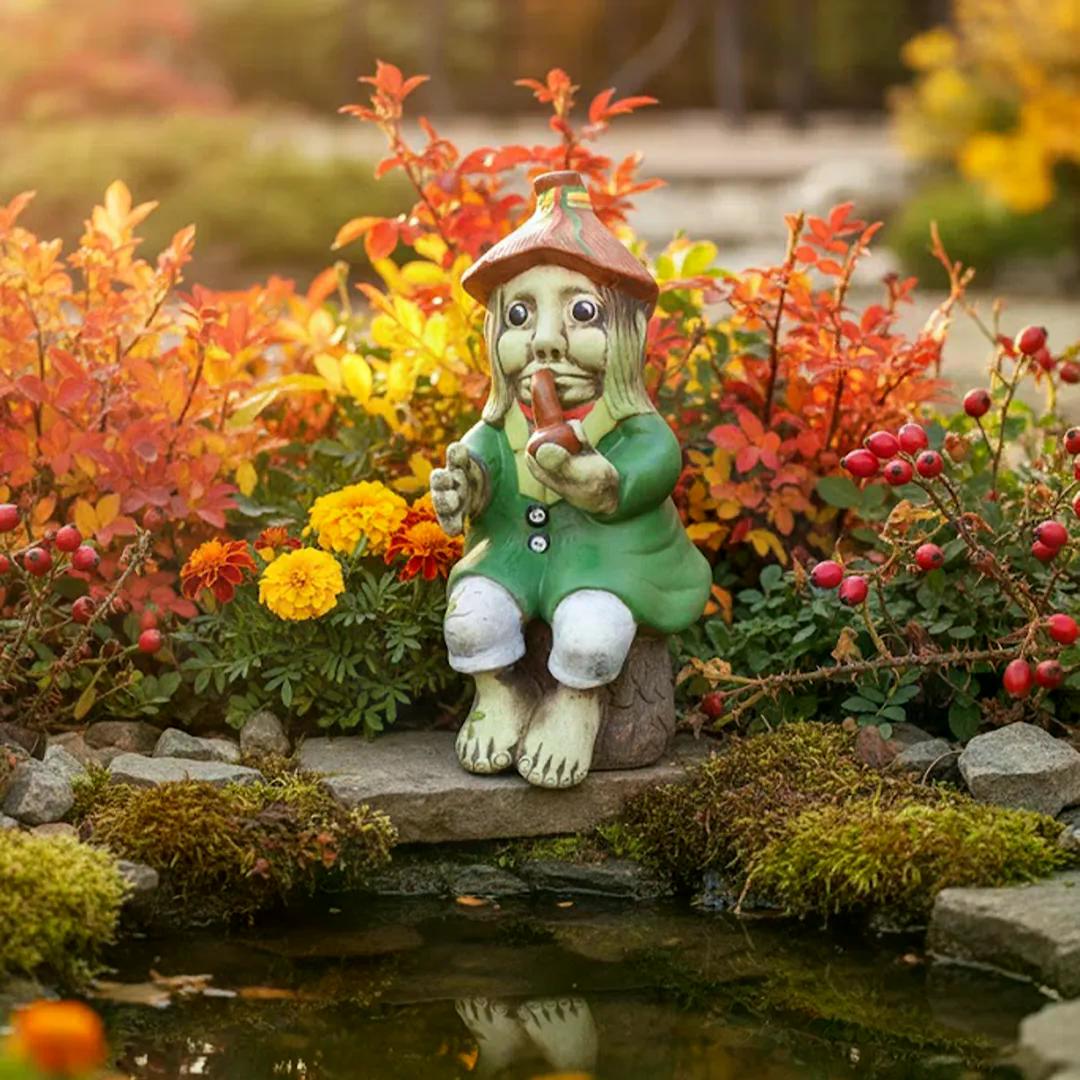 detailní záběr vodníka Volšovečka