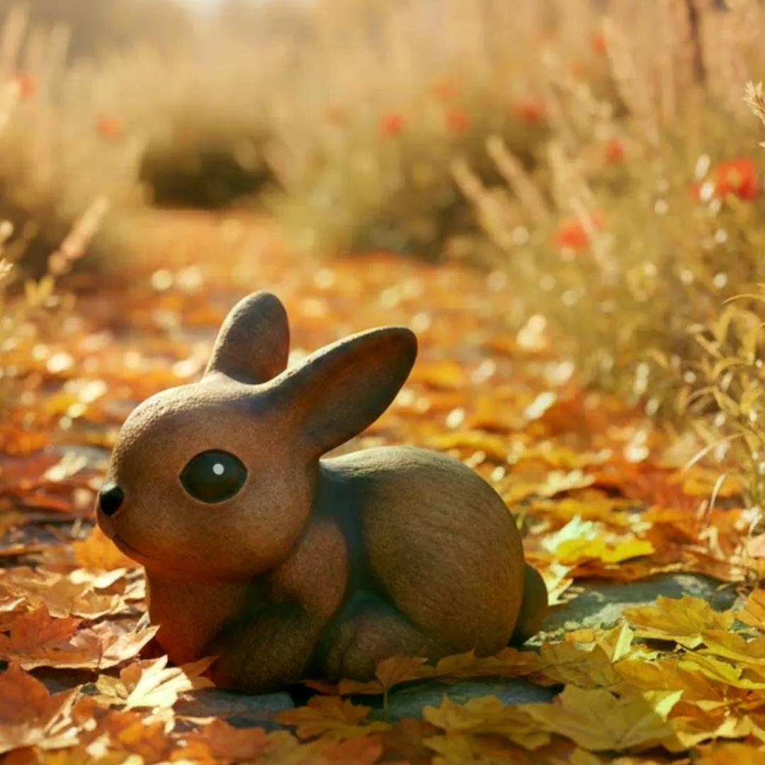 detailní pohled na zajíčka Perníčka