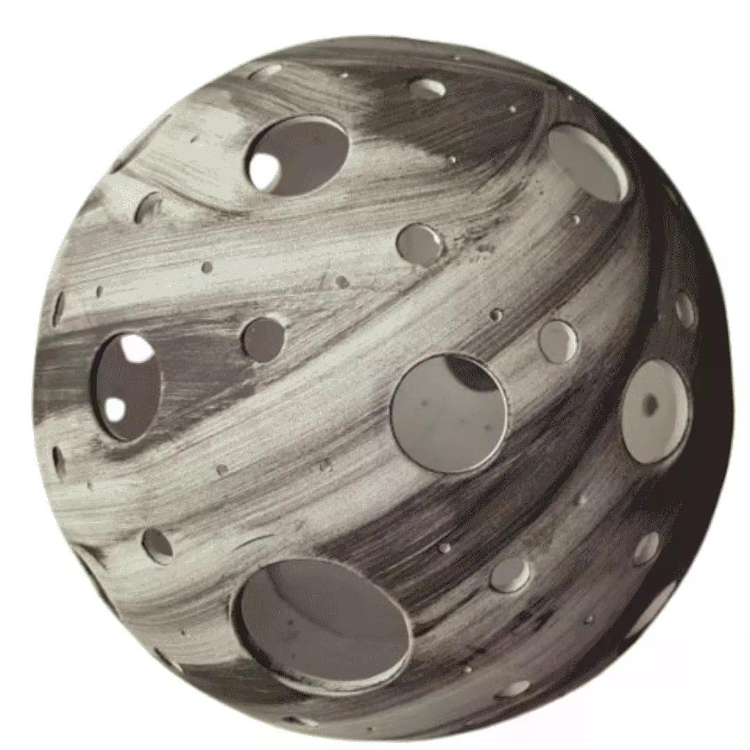 svítící keramická koule