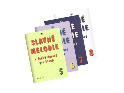 Slavné melodie 5–8 v lehké úpravě pro klavír – obálka publikace