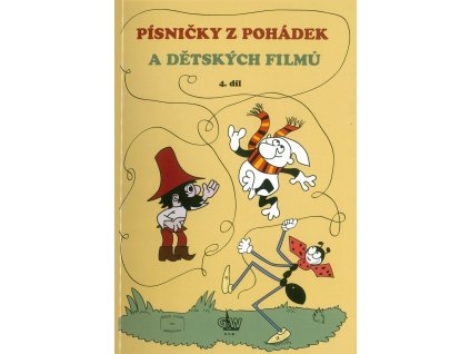 Písničky z pohádek a dětských filmů 4 – obálka zpěvníku