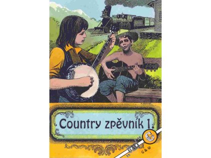 Country zpěvník 1 – obálka zpěvníku s texty a akordy