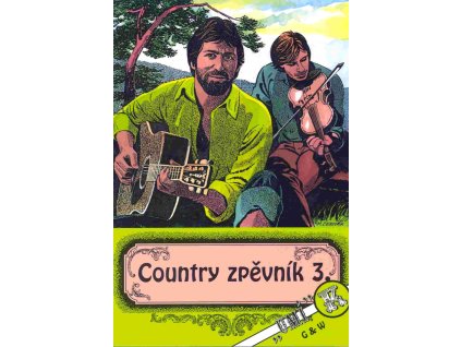Country zpěvník 3 – obálka zpěvníku s texty a akordy