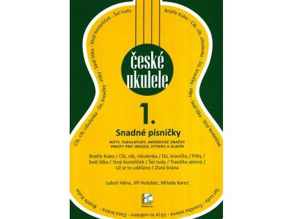 Obálka České ukulele 1 snadné písničky