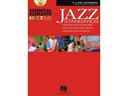 Obálka Essential Elements Jazz Standards s CD