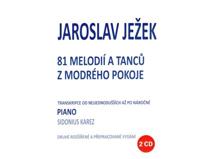 jaroslav jezek 81 melodii a tancu z modreho pokoje 2x cd klavir solo