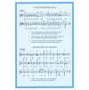 Ukázka vnitřní stránky zpěvníku 100 písniček II s notovým zápisem a akordy