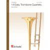 Obálka publikace 14 Easy Trombone Quartets pro čtyři trombony
