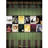 Obálka publikace Favorite Pop Piano Solos pro klavír