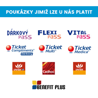 Poukázky jimiž lze u nás platit