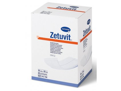 kompres zetuvit sterilni 10x10cm 25ks