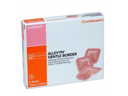 Allevyn Gentle Border pěnové krytí 17,5x17,5cm/10ks