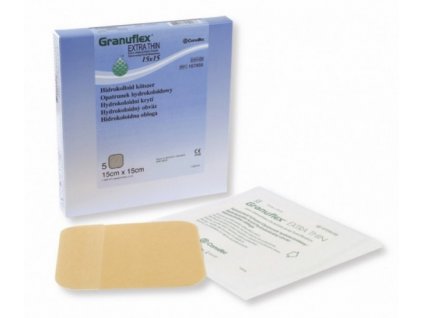 Granuflex E-THIN 15x15cm /5ks (Typ 15x15cm)