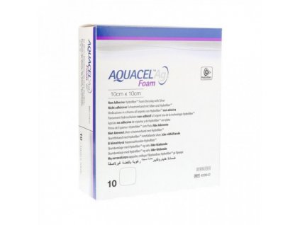 Aquacel AG FOAM 10cmx10cm/10ks NEADHEZIVNÍ