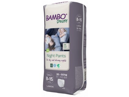 Bambo Dreamy Night Pants dívky 8-15 let 35-50kg 10ks 1000018876