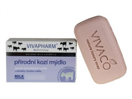 21463 vivaco mydlo tuhe s extrakty koziho mleka 100g 95213