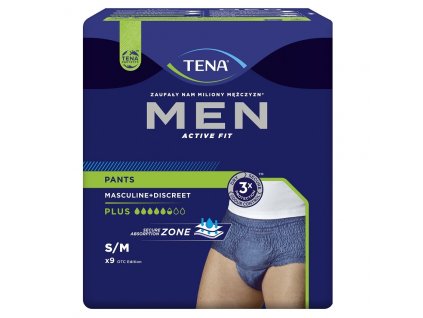 24654 tena men pants plus m blue 9kusu