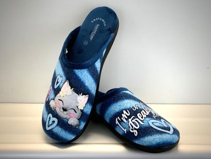 Antishock pantofle Sanycom s kočičkou (Rozměr 37)