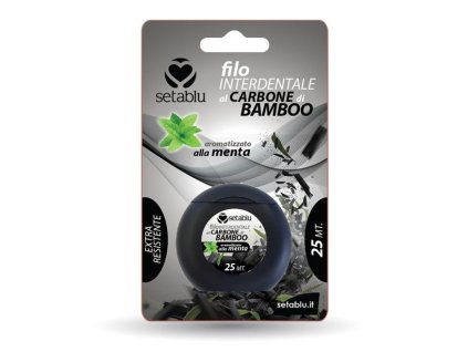 Dental floss Mint and Carbone 25 m