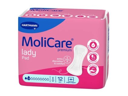 MoliCare Lady Pad inkontinenční dámské vložky 1.5 kapky, 12kusů