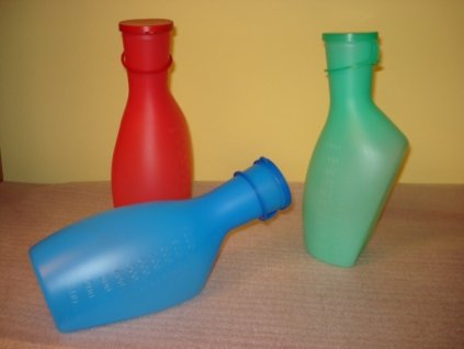 Lahev na moč pánská - barevná (Ostatní bílá s modrým víčkem)