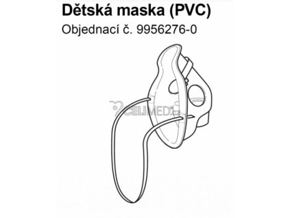 5825 maska pvc pediatricka pro inhalatory omron
